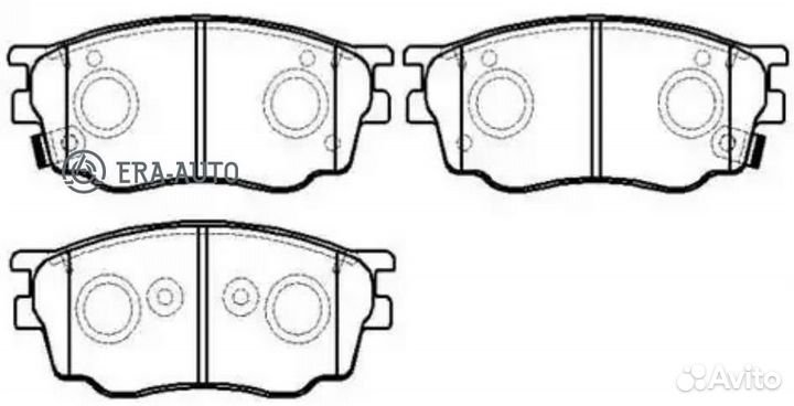 HSB HP5144 Колодки торм.пер
