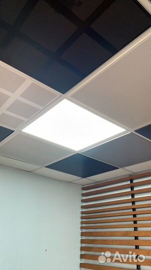 Светильник Армстронг 595х595х8мм Опал 36Вт