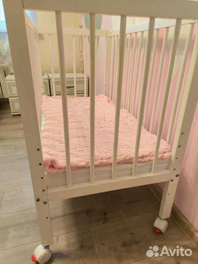 Детская кроватка приставная
