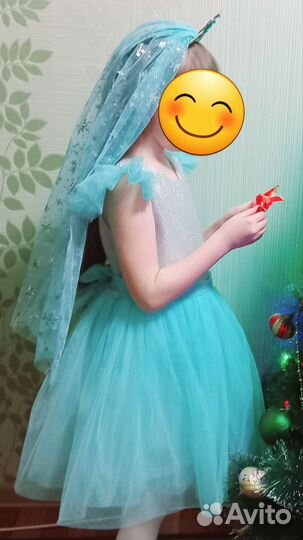 Платье для девочки 122-128