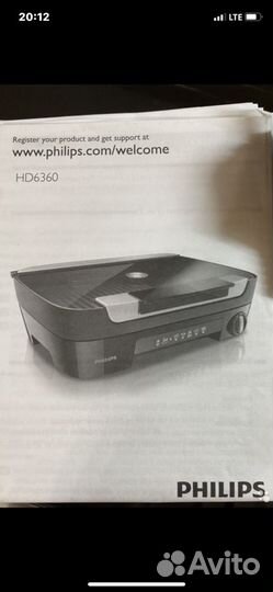 Электро гриль philips