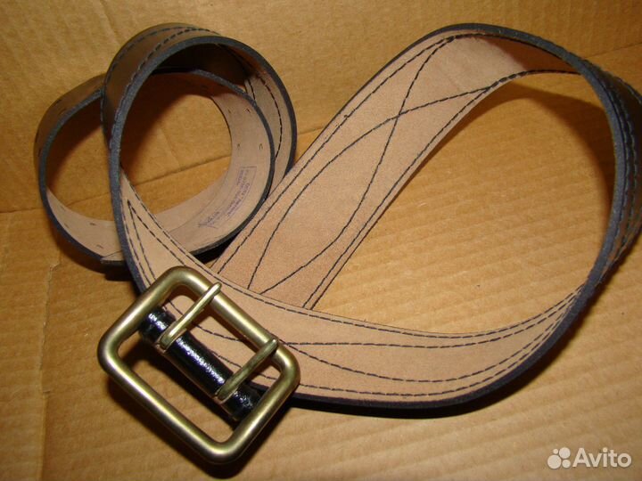 Ремень военный. кожа