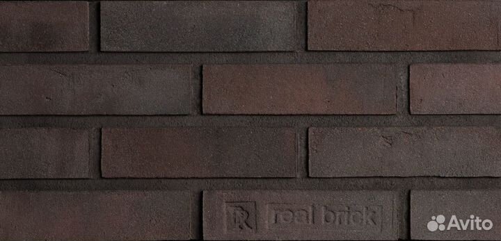 Фасадная плитка Real Brick Горький шоколад