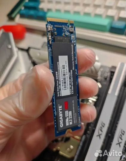 256 гб SSD M.2 накопитель gigabyte NVMe SSD GP-GS