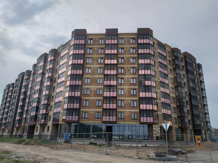 2-к. квартира, 57,6 м², 4/9 эт.