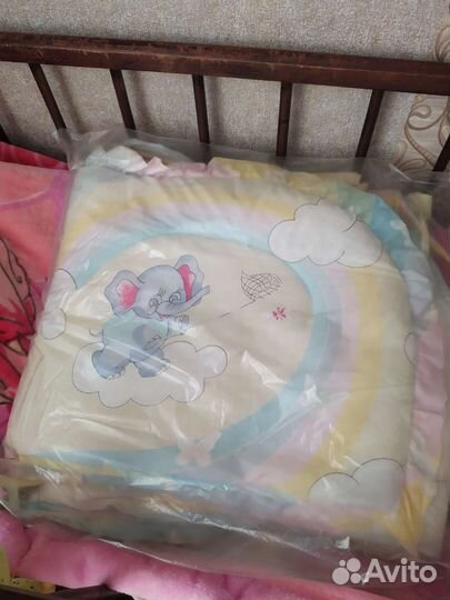 Детская кроватка деревянная