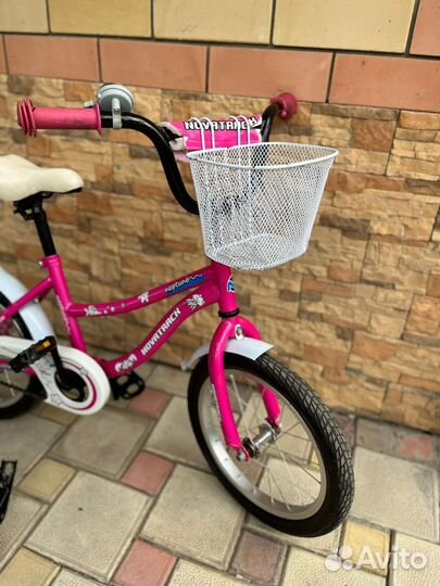 Детский велосипед с корзиной 16 дюймов