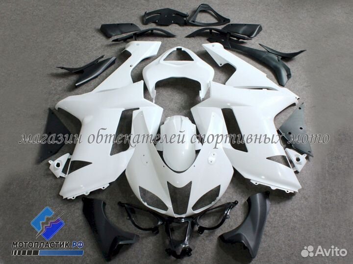 Kawasaki ZX-6R 2007-2008 мотопластик, обвес мото