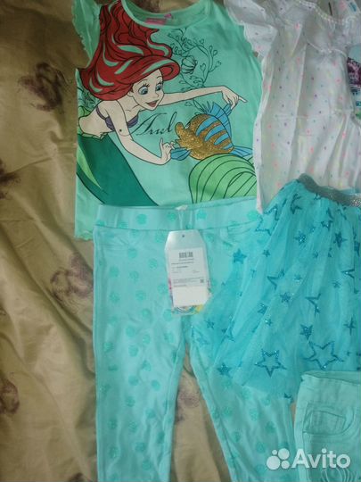 Пакетом летние вещи на р 104