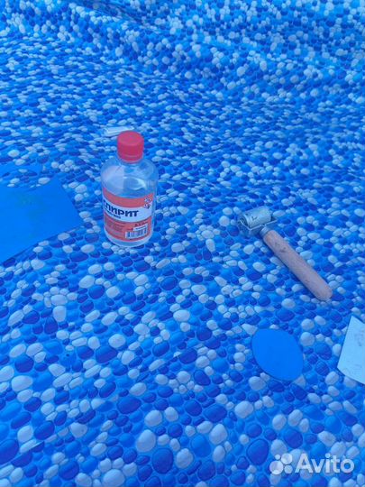 Ремонт пвх бассейнов, матрасов.аренда батута