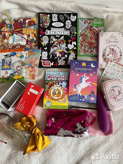 Пакетом для девочки