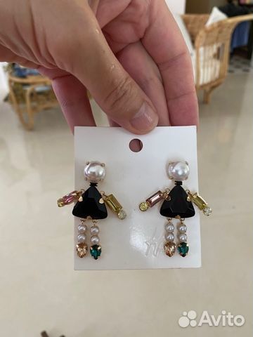 Серьги H&M подвесные человечки, девочки новые