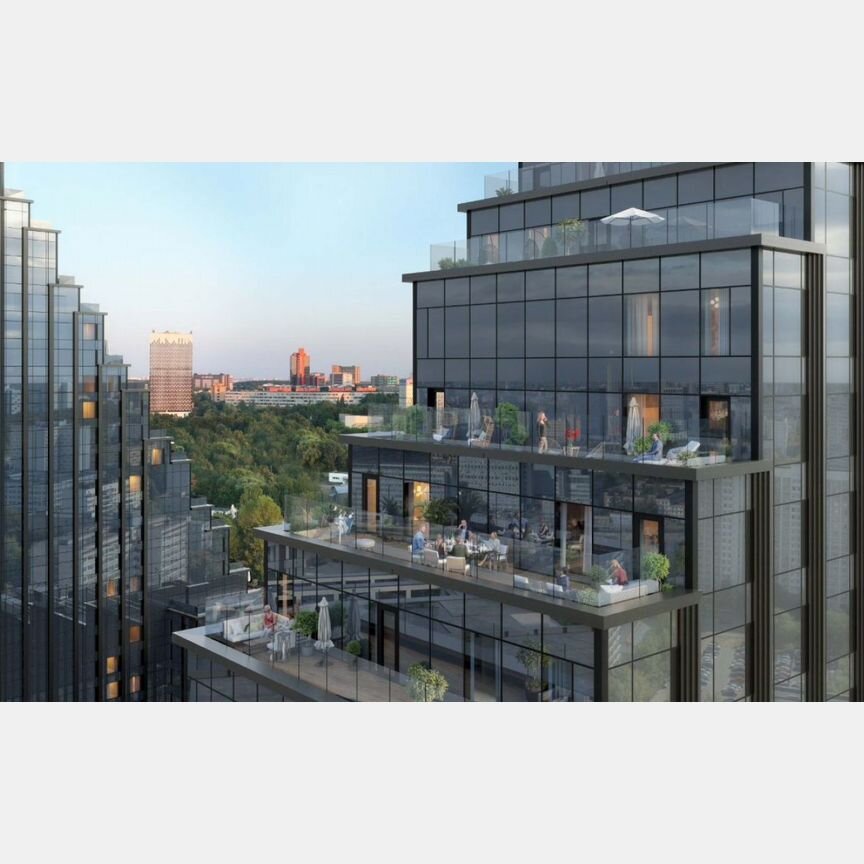 1-к. квартира, 39,6 м², 53/58 эт.