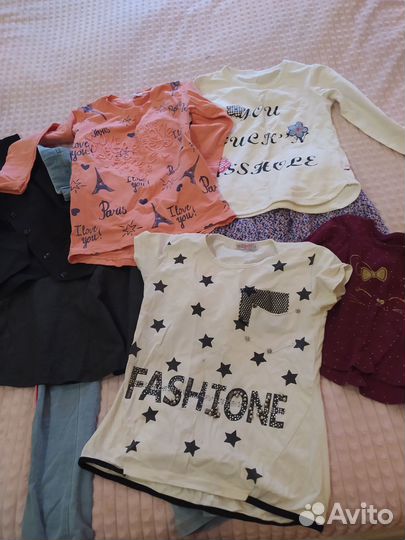 Отдам пакет вещей на девочку 134-146 р р р р