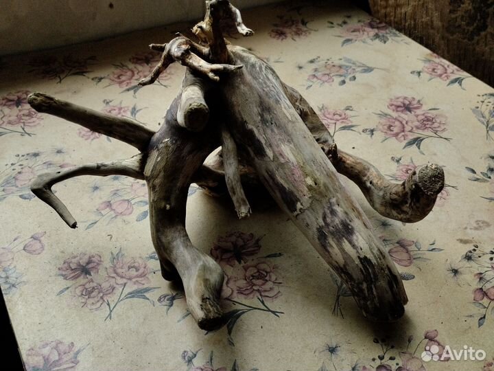 Коряга в аквариум и decor
