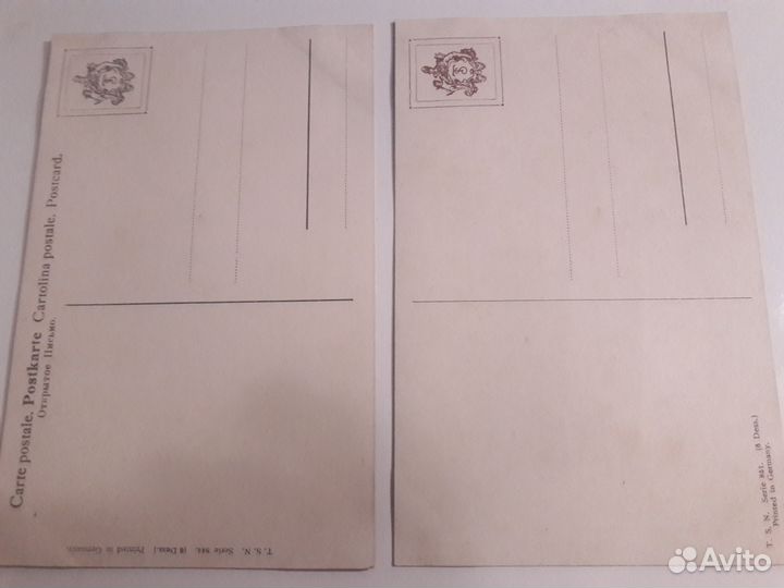 Старинные открытки с животными Артура Тиле