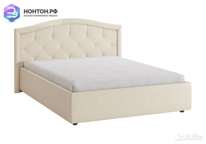 Кровать Верона 1.4 м крем