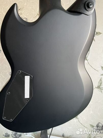 Электрогитара ESP LTD Viper-7 Baritone Black Metal