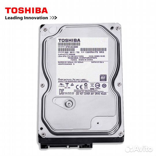 Жёсткий диск toshiba 500gb