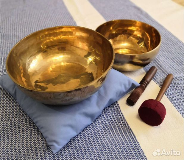 Сеансы тибетскими поющими чашами