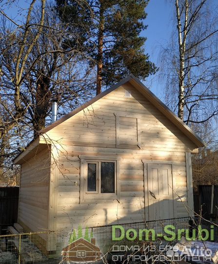 Карабаново. Хорошая надёжная Баня из бруса Б-4 4х5
