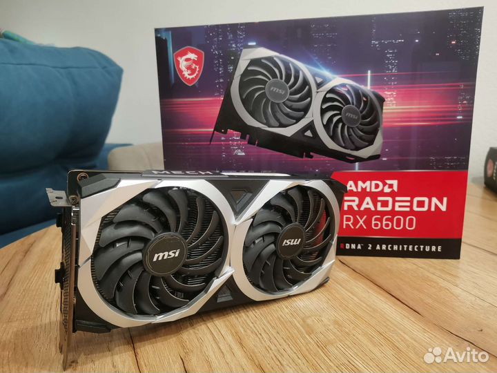 Видеокарта MSI RX 6600 8GB