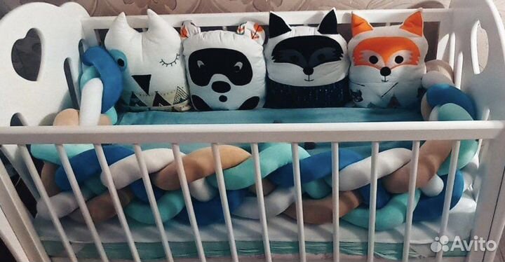 Бортики на кроватку