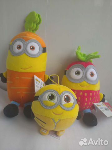 Миньоны и мягкие игрушки новые