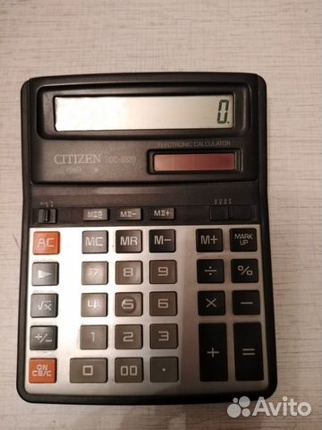 Калькулят�ор citizen sdc-8820