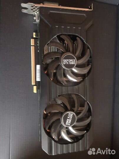 Видеокарта gtx 1060 6gb Palit dual