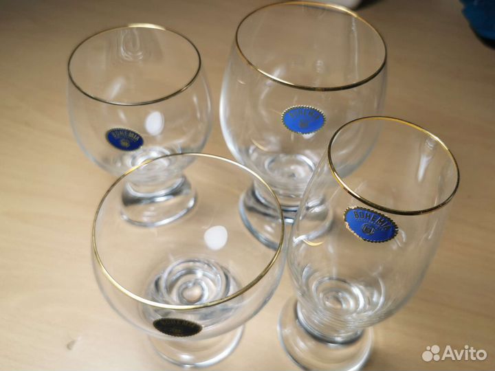 Фужеры бокалы богемия