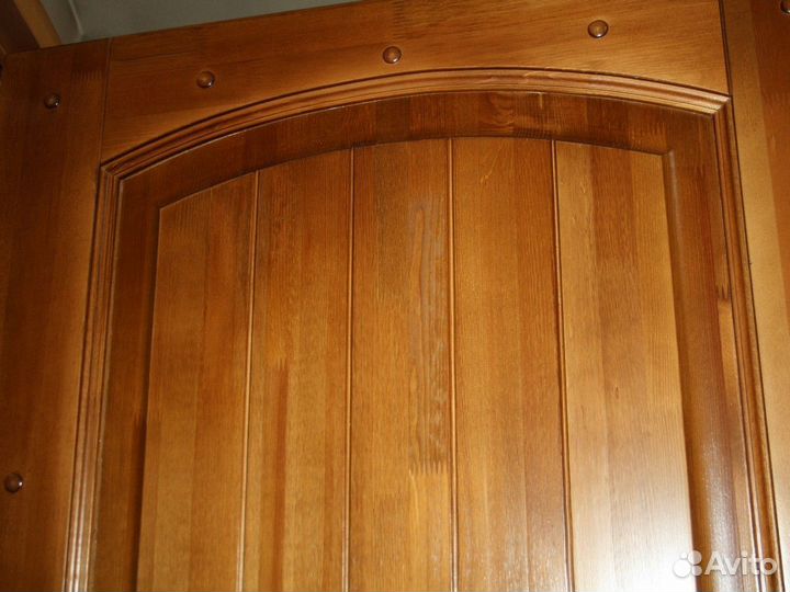 Дверь входная наборная утепленная (сосна камерной