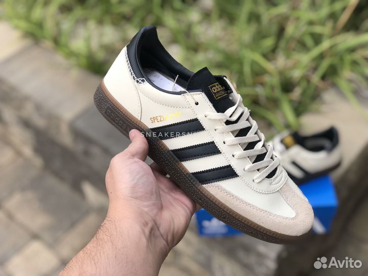 Кроссовки Adidas Handball Spezial Wonder White Bla