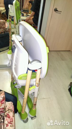 Продам кроватку, матрас, стол (Prima pappa diner)