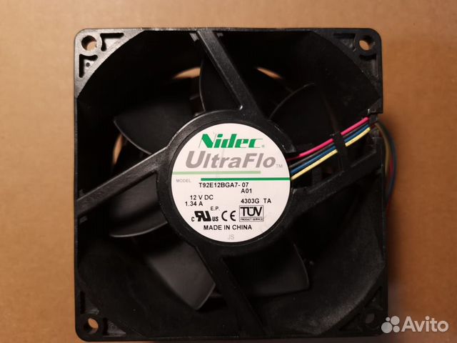 Серверные вентиляторы Nidec UltraFlo T92E12BGA7-07