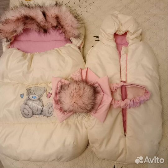 Зимний конверт на выписку