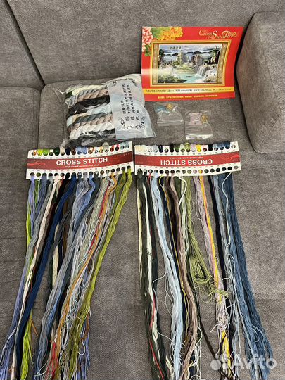 Новая вышивка крестом 151*95 см