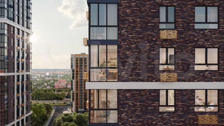 2-к. квартира, 75,3 м², 7/25 эт.