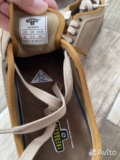 Замшевые кеды, made in Mexico