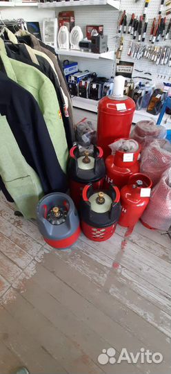 Баллон пропановый композитный для гриля безопасный