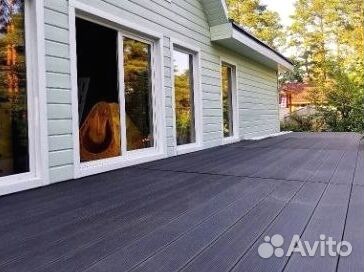 Доска из дпк для грядок