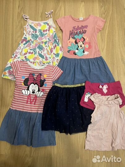 Вещи пакетом (3 фото) на девочку 110 116