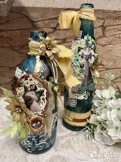 Бутылки интерьерные