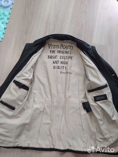Кожаная куртка мужская Vito Ponti