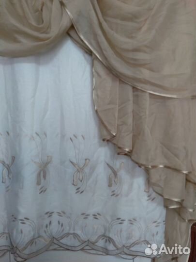 Тюль с ламбрикеном