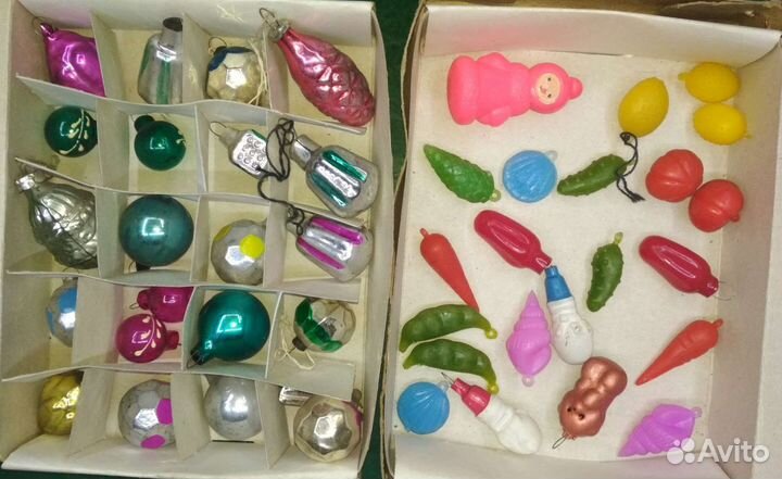 Ёлочные игрушки 60-х - 70-х годов