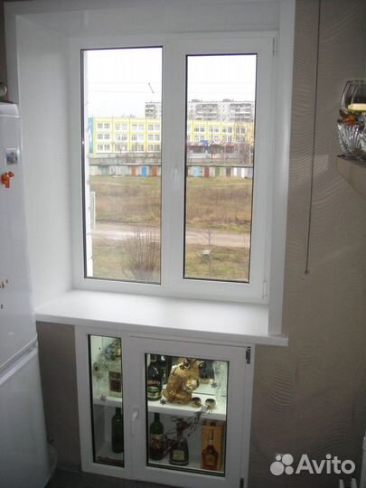 Окно пластиковое на кухню