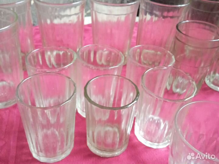 Граненые стаканы СССР, стопки