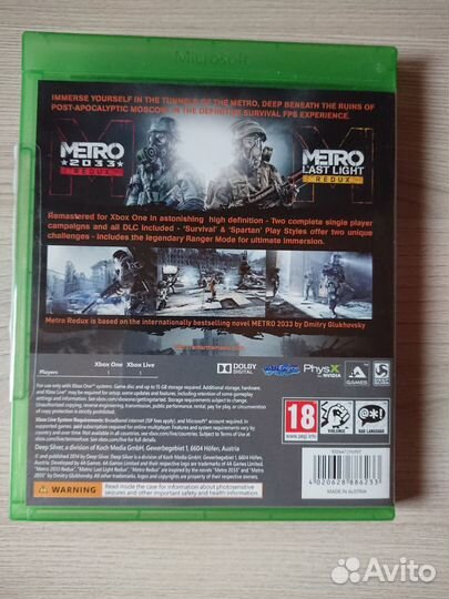 Metro Redux Xbox One