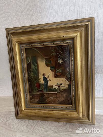 Картина маслом на фанере